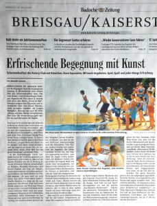 Artikel der BZ, 26.7.16